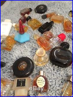 66 Small Miniture Perfume Bottles Vintage Originial
