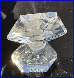 7 1/2 Antique Crystal Perfume Bottle Dabber Beautiful Vintage