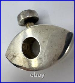 925 Vintage Taxco Malachite Perfume Bottle 35.1 grams