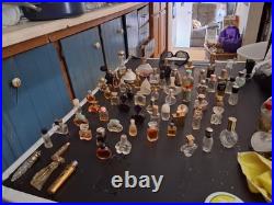 98Vintage Perfume Bottles On The Wall Take Them All Down 1/2 Price