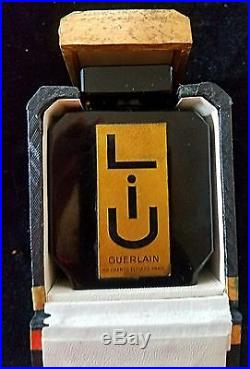ANTIQUE VINTAGE GUERLAIN LIU 2.5 oz PERFUME 1929 ORIGINAL BOTTLE & BOX BACCARAT
