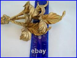 ANTIQUE Vintage GOLD GILT Ormolu VANITY PERFUME BOTTLE DISPENSER not used12Tall