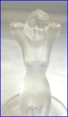 ATQ/VTG BTCIC PERFUME BOTTLE-GLASS NUDE STOPPER UV Reactive ATQ/VTG BTCIC PERFUME BOTTLE-GLASS NUDE STOPPER UV Reactive