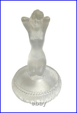 ATQ/VTG BTCIC PERFUME BOTTLE-GLASS NUDE STOPPER UV Reactive ATQ/VTG BTCIC PERFUME BOTTLE-GLASS NUDE STOPPER UV Reactive