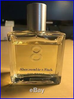 Abercrombie & Fitch Womens 8 Perfume 3.4 oz / 100 mL Vintage Bottle LARGE SIZE