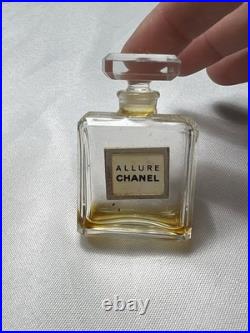 Allure Chanel Empty Vintage Perfume mini bottle 7.5ml COLLECTION SELLDOWN