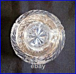 American Brilliant Cut Glass (ABCG) Cologne Bottle Clear