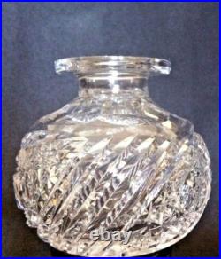 American Brilliant Cut Glass (ABCG) Cologne Bottle Clear