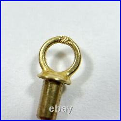 Antique 18ct Gold Perfume Bottle Charm Victorian Era 1840-1850 Extremely Scarce