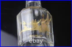 Antique Baccarat Houbigant Faceted Clear Glass Perfume Bottle France Read