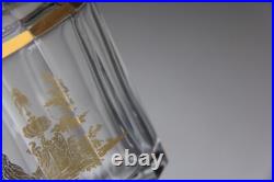 Antique Baccarat Houbigant Faceted Clear Glass Perfume Bottle France Read