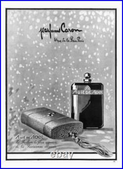 Antique Caron Nuit de Noel C. 1922 Perfume Bottle With Original Double Box Unused