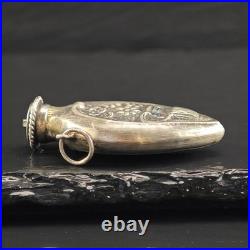 Antique Flower Vase Design Purfume Bottle Sterling Silver Pendant P3002