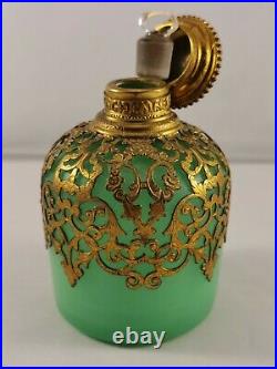 Antique Grand Tour Palais Royal Uranium Opaline Ouraline perfume bottle