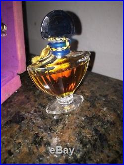 Antique Guerlain Shalimar 1/3oz Perfume with Vintage Box Unopened Bottle France