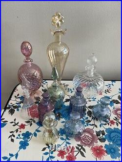 Antique Inspired perfume bottles lot / Vintage Inspired Perfume Lot. Qty 10