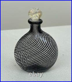 Antique Murano Latticino Glass Perfume Bottle