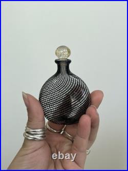 Antique Murano Latticino Glass Perfume Bottle