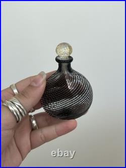 Antique Murano Latticino Glass Perfume Bottle