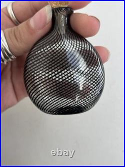 Antique Murano Latticino Glass Perfume Bottle