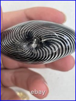 Antique Murano Latticino Glass Perfume Bottle