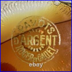 Antique Pavots D'Argent Grand Prix Roger Et Gallet Perfume Bottle Paris 80% Full