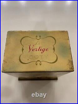 Antique Rare Vintage Le Vertige Coty Baccarat Perfume Bottle 1930 With Box