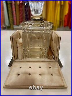 Antique Rare Vintage Le Vertige Coty Baccarat Perfume Bottle 1930 With Box