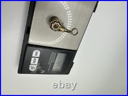 Antique Victorian Gold Filled Snuff Bottle Perfume Pendant Estate Unsigned Read