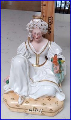Antique Vieux French Parisian Figurine Perfume Bottle 1850's READ