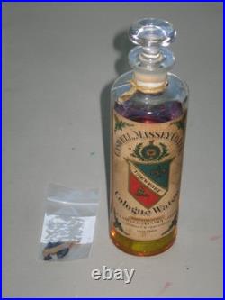 Antique/Vintage Caswell-Massey Newport Cologne Water Bottle Sealed 3/4 Full 9