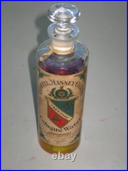 Antique/Vintage Caswell-Massey Newport Cologne Water Bottle Sealed 3/4 Full 9