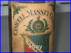 Antique/Vintage Caswell-Massey Newport Cologne Water Bottle Sealed 3/4 Full 9