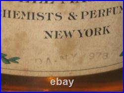 Antique/Vintage Caswell-Massey Newport Cologne Water Bottle Sealed 3/4 Full 9