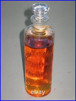 Antique/Vintage Caswell-Massey Newport Cologne Water Bottle Sealed 3/4 Full 9