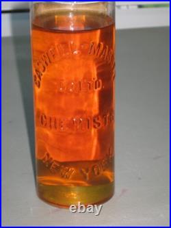 Antique/Vintage Caswell-Massey Newport Cologne Water Bottle Sealed 3/4 Full 9