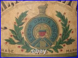 Antique/Vintage Caswell-Massey Newport Cologne Water Bottle Sealed 3/4 Full 9
