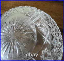 Antique Vintage Etched Perfume Bottle Sterling Repousse Lid Antique Vintage Etched Perfume Bottle Sterling Repousse Lid