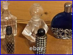 Antique Vintage Lot of Perfum Bottles