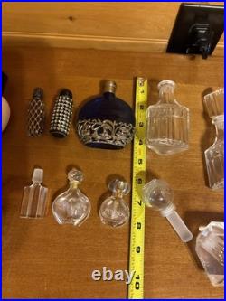 Antique Vintage Lot of Perfum Bottles