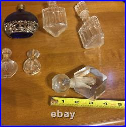 Antique Vintage Lot of Perfum Bottles