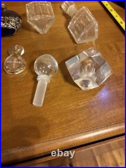 Antique Vintage Lot of Perfum Bottles
