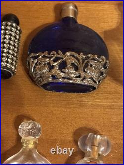 Antique Vintage Lot of Perfum Bottles