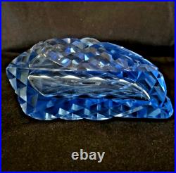 Antique Vintage Perfume Bottle Czech Sky Blue Intact Dauber 1920s STUNNING