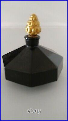 Antique Vintage Perfume Bottle Richard Hudnut Le Debut Noir 1927 RARE