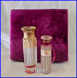 Antique Vintage R. Lalique Corday Tzigane Perfume Set Orig Box 1930's VERY RARE