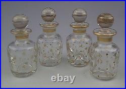 Antique c. 1775 French Four Bottle Toiletry Perfume Box Casket