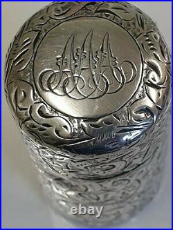Antique london silver 1891 sampson mordan perfume bottle