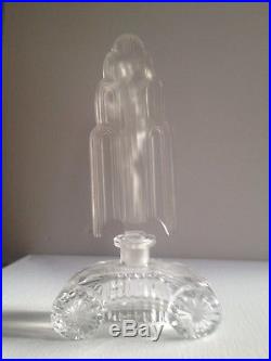 Art Deco inspired Vintage Czech Perfume Bottle C. I. O. Collection