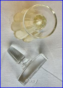 Astounding Vintage Murano Lead Crystal & Gold Leaf 7 Perfume Bottle